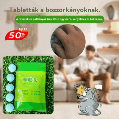 🐭🐁【10 tasak(100 kapszula)】Erős patkányriasztó tabletták, varázslatos patkányriasztó eszköz