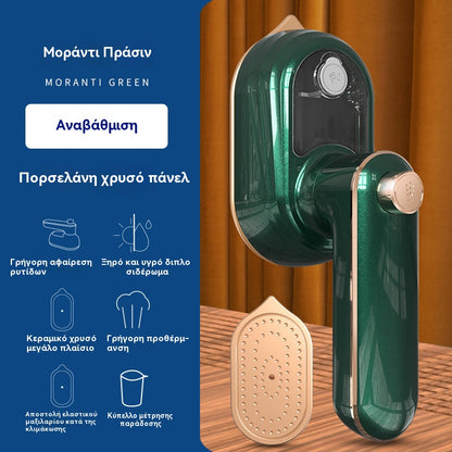 🥰Kis, hordozható gőzölős vasaló otthoni használatra⏲🦠Mélysterilizálás ✅Atka eltávolító funkció