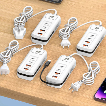 🔥Vásárolj egyet, kapsz egyet ingyen🔥⚡USB hosszabbító kábel túlfeszültség-védelemmel | 4 portos Smart Hub, 30 perces gyors töltés, túlfeszültség-védelem | Tartsd rendben asztali számítógépedet és úti felszerelésedet✨