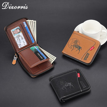 🔥🔥【Különleges ajánlat】Új divatos retró cipzáras férfi pénztárca