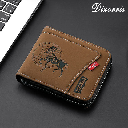 🔥🔥【Különleges ajánlat】Új divatos retró cipzáras férfi pénztárca