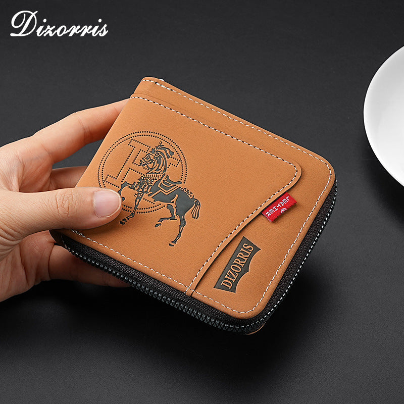 🔥🔥【Különleges ajánlat】Új divatos retró cipzáras férfi pénztárca