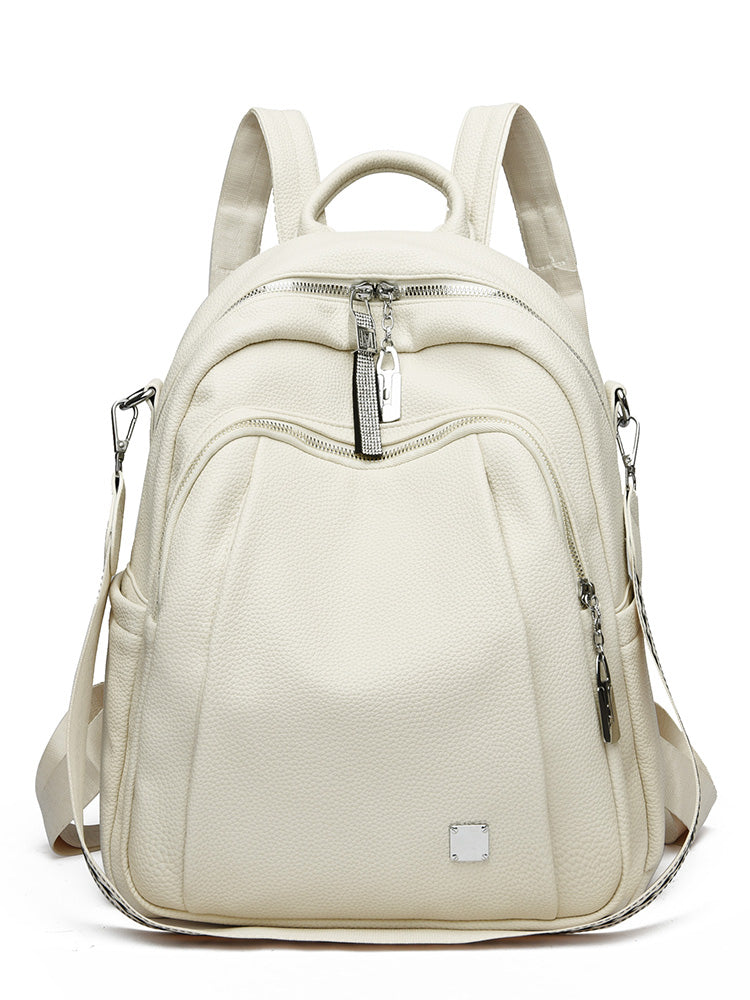 👜Puha bőr hátizsák/válltáska nőknek, sokoldalú, stílusos és nagy kapacitású utazótáska✨