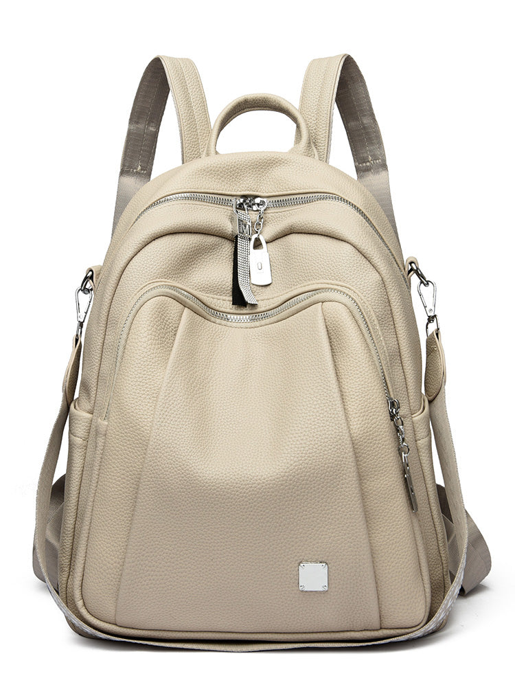 👜Puha bőr hátizsák/válltáska nőknek, sokoldalú, stílusos és nagy kapacitású utazótáska✨