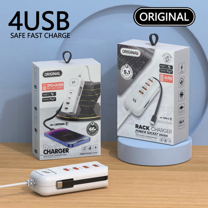 🔥Vásárolj egyet, kapsz egyet ingyen🔥⚡USB hosszabbító kábel túlfeszültség-védelemmel | 4 portos Smart Hub, 30 perces gyors töltés, túlfeszültség-védelem | Tartsd rendben asztali számítógépedet és úti felszerelésedet✨
