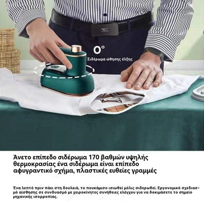 🥰Kis, hordozható gőzölős vasaló otthoni használatra⏲🦠Mélysterilizálás ✅Atka eltávolító funkció